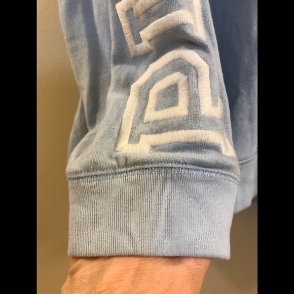 Pink Campus Tunic Pullover Sweater Blue Large - Picture 12 of 13